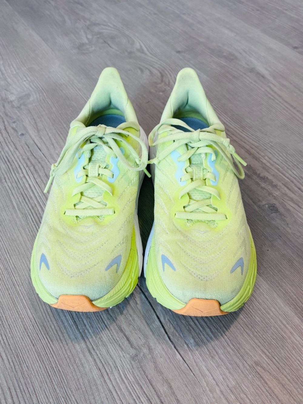 Hoka Women's Neon Yellow Athletic Running Shoes